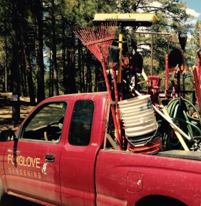 FoxGlove Gardening Truck and Tools